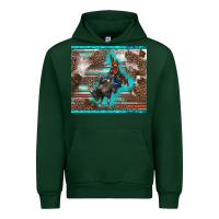 Forest Green western rodeo bullfighter serape leopards turquoise's gliterrs Urban Hoodie - BarkalooDesign