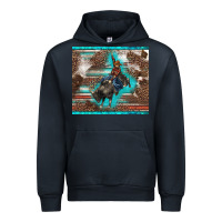 Navy western rodeo bullfighter serape leopards turquoise's gliterrs Urban Hoodie - BarkalooDesign