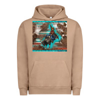 Pigment Burro western rodeo bullfighter serape leopards turquoise's gliterrs Urban Hoodie - BarkalooDesign