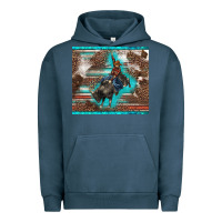 Pigment Midnight Navy western rodeo bullfighter serape leopards turquoise's gliterrs Urban Hoodie - BarkalooDesign