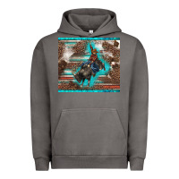 Pigment Tornado western rodeo bullfighter serape leopards turquoise's gliterrs Urban Hoodie - BarkalooDesign