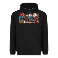 Black mama baseball Heavyweight Hoodie - Zillion Design Studio