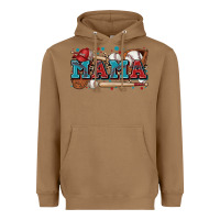 Toasted Coconut mama baseball Heavyweight Hoodie - Zillion Design Studio