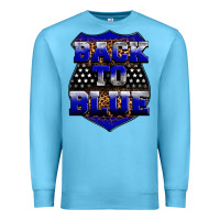 Ocean Blue Back the blue Premium Sweatshirt - Neo Western