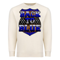 Sandshell Back the blue Premium Sweatshirt - Neo Western