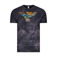 Thunderbird With Usa Flag And Sunflowers Vintage Tee | Teevron