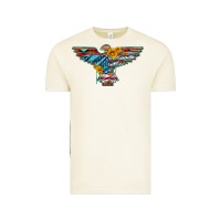 Vintage Arctic thunderbird with usa flag and sunflowers Vintage Tee - Artiststas