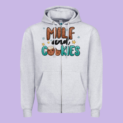 Zipper Hoodie milf and cookies