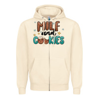 Sandshell milf and cookies Zipper Hoodie - MaliasSmallBusiness