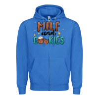 True Royal milf and cookies Zipper Hoodie - MaliasSmallBusiness