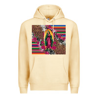 Pina Colada our lady of guadalupe serape background tumbler Premium Hoodie - Artiststas