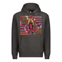 Smoke our lady of guadalupe serape background tumbler Premium Hoodie - Artiststas