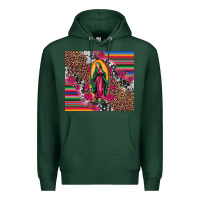Sports Green our lady of guadalupe serape background tumbler Premium Hoodie - Artiststas