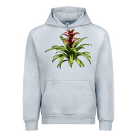 Heather Grey Bromeliads Urban Hoodie - LillyAllenDesigns