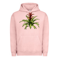 Pigment Salmon Bromeliads Urban Hoodie - LillyAllenDesigns