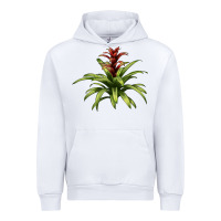 White Bromeliads Urban Hoodie - LillyAllenDesigns