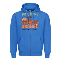 True Royal something in the orange Zipper Hoodie - MaliasSmallBusiness