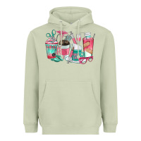 Matcha nurse coffee cups Heavyweight Hoodie - texasbilliewilder