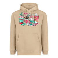 Mushroom nurse coffee cups Heavyweight Hoodie - texasbilliewilder