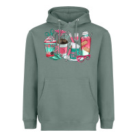 Sage nurse coffee cups Heavyweight Hoodie - texasbilliewilder