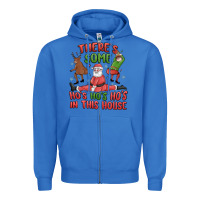 True Royal there's some ho's ho's ho's in this house Zipper Hoodie - MaliasSmallBusiness