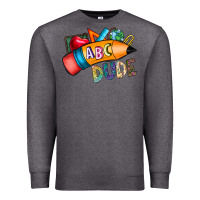 Charcoal Heather dude Premium Sweatshirt - CowhideDigitalArt