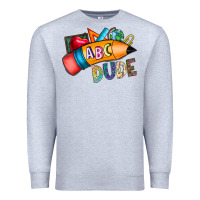 Heather Grey dude Premium Sweatshirt - CowhideDigitalArt