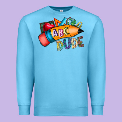 Dude Premium Sweatshirt Designed By Cowhidedigitalart