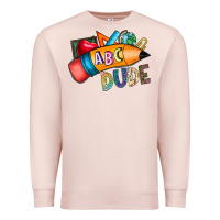 Pale Pink dude Premium Sweatshirt - CowhideDigitalArt