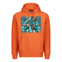 Carrot cross gemstone background Premium Hoodie - AdoDesignShop
