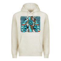 Cross Gemstone Background Premium Hoodie | Teevron
