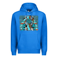 True Royal cross gemstone background Premium Hoodie - AdoDesignShop