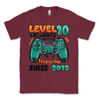 Burgundy level 10 unlocked awesome since 2013 Classic Tee - MaliasSmallBusiness