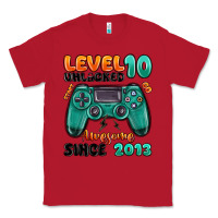 Red level 10 unlocked awesome since 2013 Classic Tee - MaliasSmallBusiness