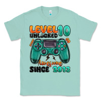 Seafoam level 10 unlocked awesome since 2013 Classic Tee - MaliasSmallBusiness