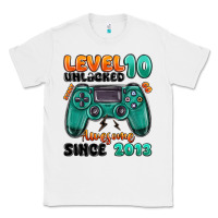White level 10 unlocked awesome since 2013 Classic Tee - MaliasSmallBusiness