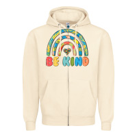 Sandshell be kind autism Zipper Hoodie - MaliasSmallBusiness