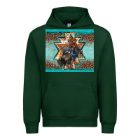 Forest Green western rodeo bullfighter Aztec leopard turquoise Urban Hoodie - BarkalooDesign