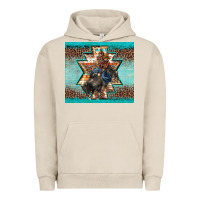 Pigment French Oak western rodeo bullfighter Aztec leopard turquoise Urban Hoodie - BarkalooDesign