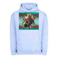 Pigment Grape Ice western rodeo bullfighter Aztec leopard turquoise Urban Hoodie - BarkalooDesign