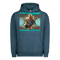 Pigment Midnight Navy western rodeo bullfighter Aztec leopard turquoise Urban Hoodie - BarkalooDesign