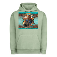 Pigment Oil Green western rodeo bullfighter Aztec leopard turquoise Urban Hoodie - BarkalooDesign