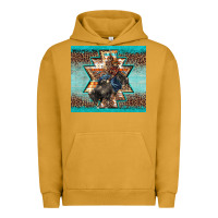 Pigment Peanut Butter western rodeo bullfighter Aztec leopard turquoise Urban Hoodie - BarkalooDesign