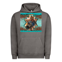 Pigment Tornado western rodeo bullfighter Aztec leopard turquoise Urban Hoodie - BarkalooDesign