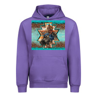 Tulip western rodeo bullfighter Aztec leopard turquoise Urban Hoodie - BarkalooDesign