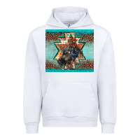 White western rodeo bullfighter Aztec leopard turquoise Urban Hoodie - BarkalooDesign