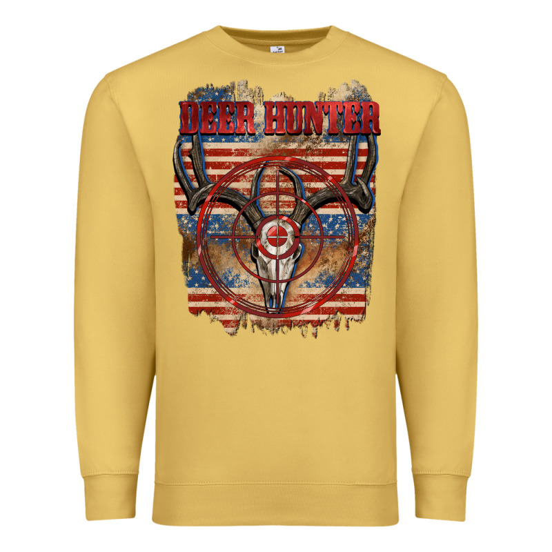 Deer Hunter 4th Of July Premium Sweatshirt by CowGirlArtShop | Teevron