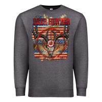 Charcoal Heather Deer hunter 4th of july Premium Sweatshirt - CowGirlArtShop
