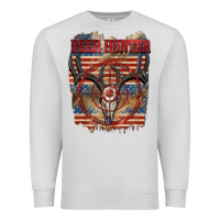 Dove Grey Deer hunter 4th of july Premium Sweatshirt - CowGirlArtShop