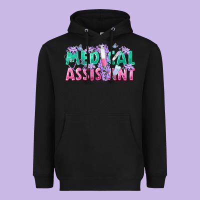 Medical Assistant Heavyweight Hoodie Designed By Texasbilliewilder